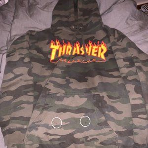 Thrasher Camo Hoodie